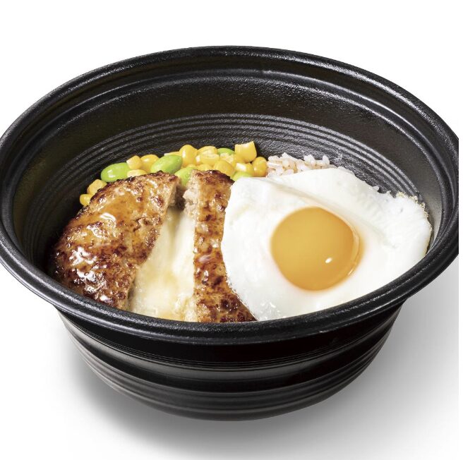 ミニチーズINロコモコ丼