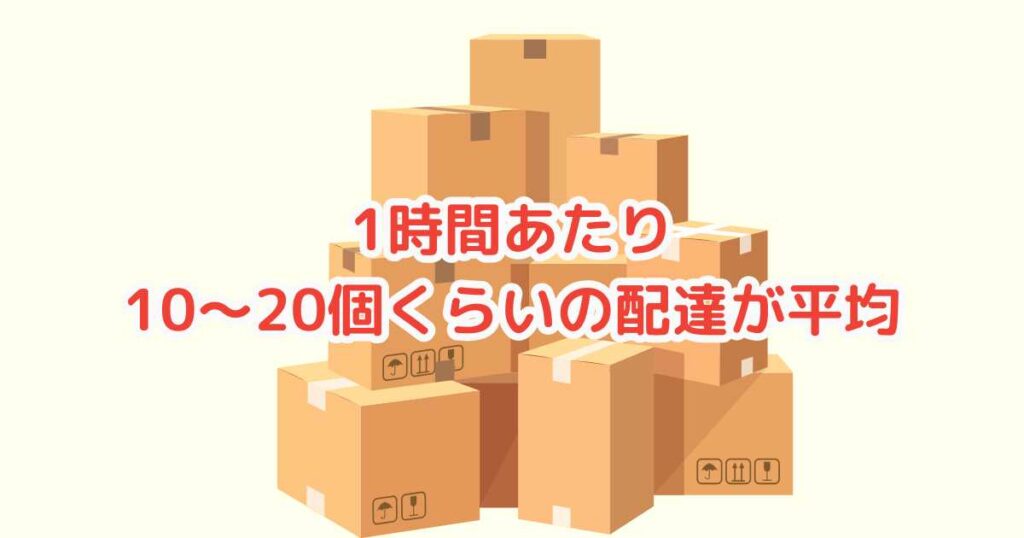 アマゾンフレックス 1日の荷物量