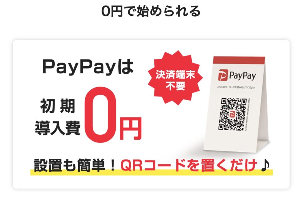 PayPay 店舗設置 概要